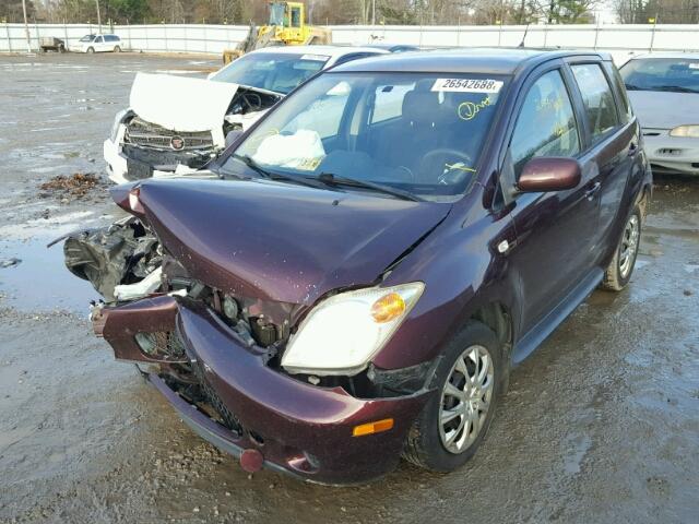 JTKKT624850110068 - 2005 TOYOTA SCION XA MAROON photo 2