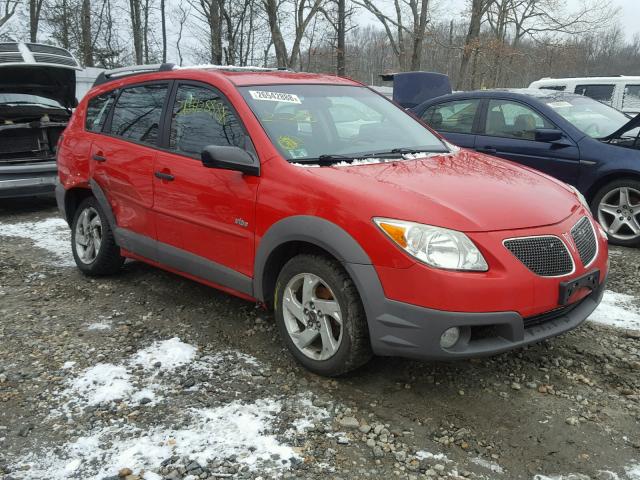 5Y2SL65806Z427328 - 2006 PONTIAC VIBE RED photo 1