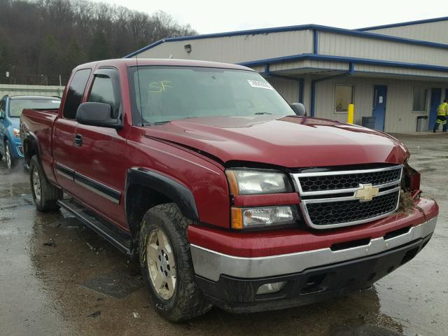 1GCEK19B66Z147292 - 2006 CHEVROLET SILVERADO MAROON photo 1