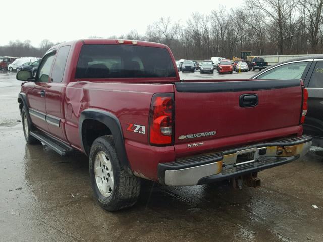 1GCEK19B66Z147292 - 2006 CHEVROLET SILVERADO MAROON photo 3