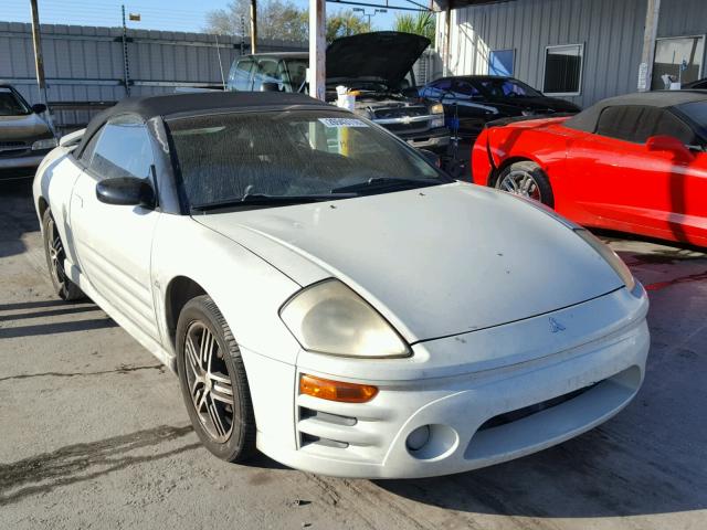 4A3AE75H33E082193 - 2003 MITSUBISHI ECLIPSE SP WHITE photo 1