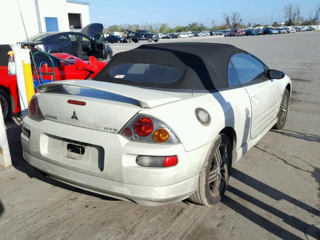 4A3AE75H33E082193 - 2003 MITSUBISHI ECLIPSE SP WHITE photo 4