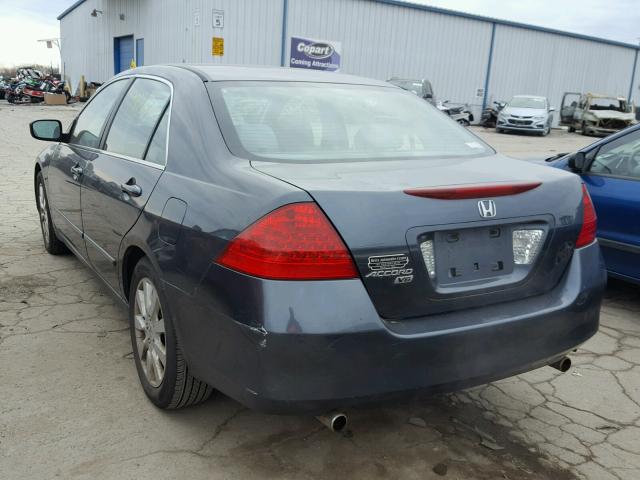 1HGCM66497A091676 - 2007 HONDA ACCORD SE GRAY photo 3