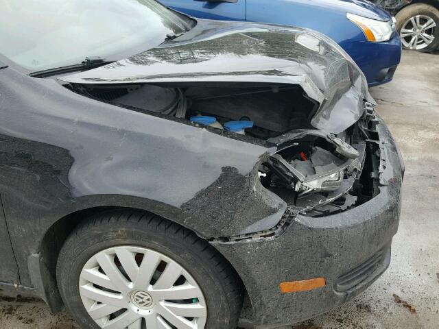 3VWPP7AJ6DM630664 - 2013 VOLKSWAGEN JETTA S 黑色 照片 9