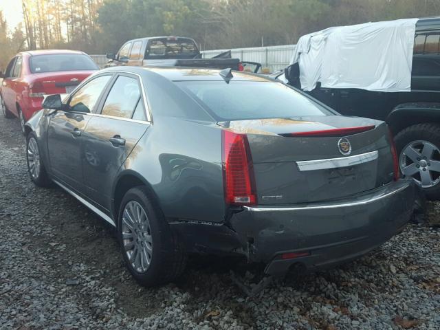 1G6DP5ED1B0126167 - 2011 CADILLAC CTS PREMIU GREEN photo 3