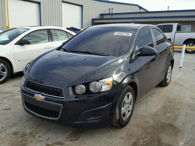 1G1JA5SH8F4214729 - 2015 CHEVROLET SONIC LS BLACK photo 2