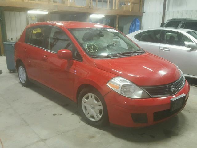 3N1BC1CP2AL466826 - 2010 NISSAN VERSA S RED photo 1