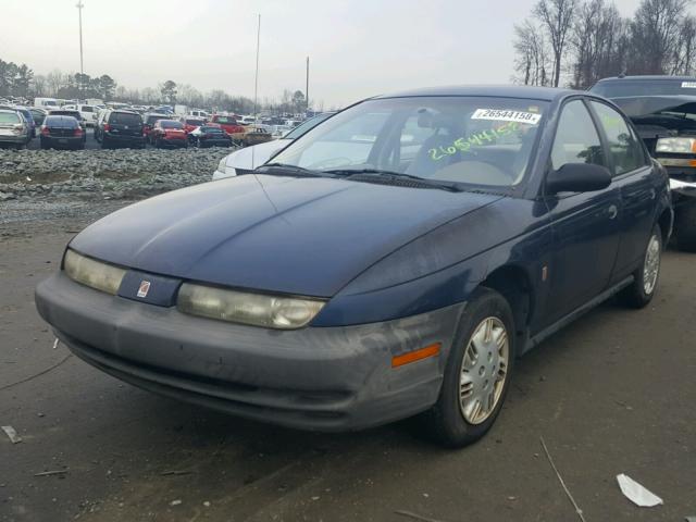 1G8ZH5289VZ345184 - 1997 SATURN SL1 BLUE photo 2