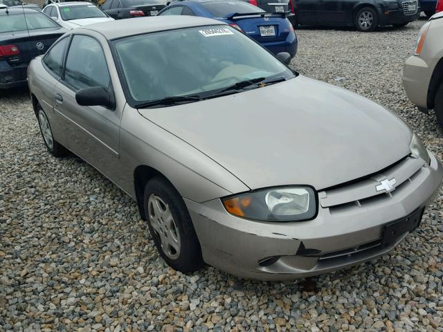 1G1JC12F937334776 - 2003 CHEVROLET CAVALIER TAN photo 1