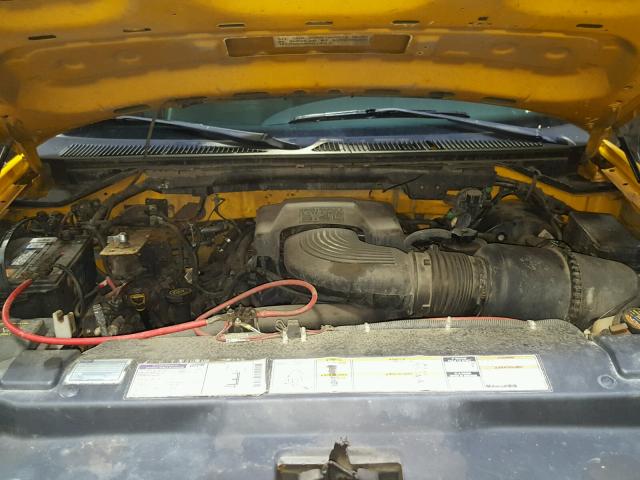 1FTPF28Z3XKB90192 - 1999 FORD F250 YELLOW photo 7