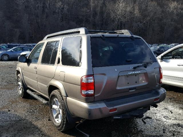 JN8DR09Y84W905772 - 2004 NISSAN PATHFINDER SILVER photo 3