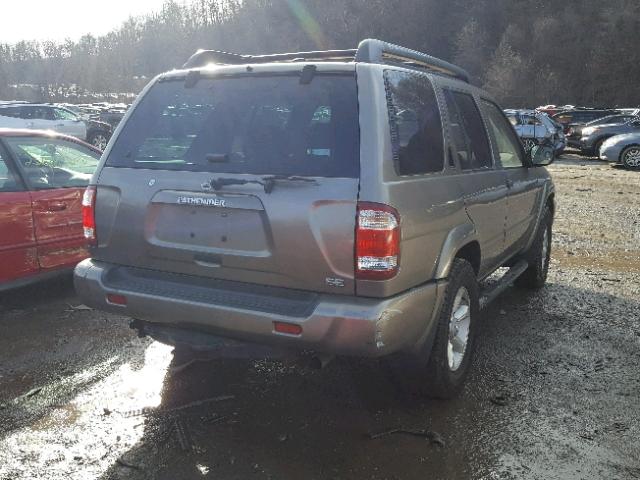 JN8DR09Y84W905772 - 2004 NISSAN PATHFINDER SILVER photo 4