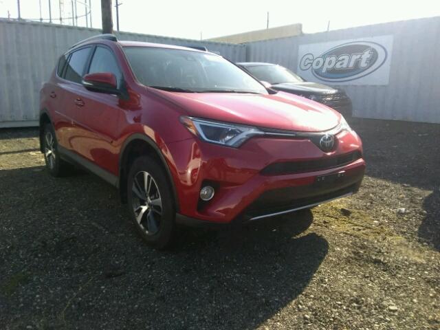 JTMWFREV3HJ103940 - 2017 TOYOTA RAV4 XLE RED photo 1