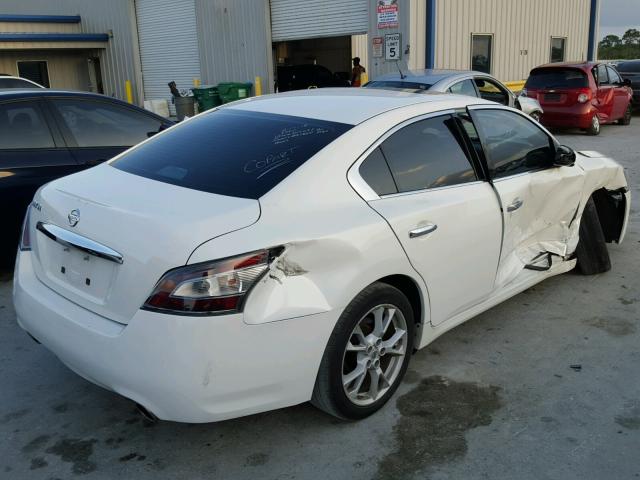 1N4AA5AP0CC803295 - 2012 NISSAN MAXIMA S WHITE photo 4