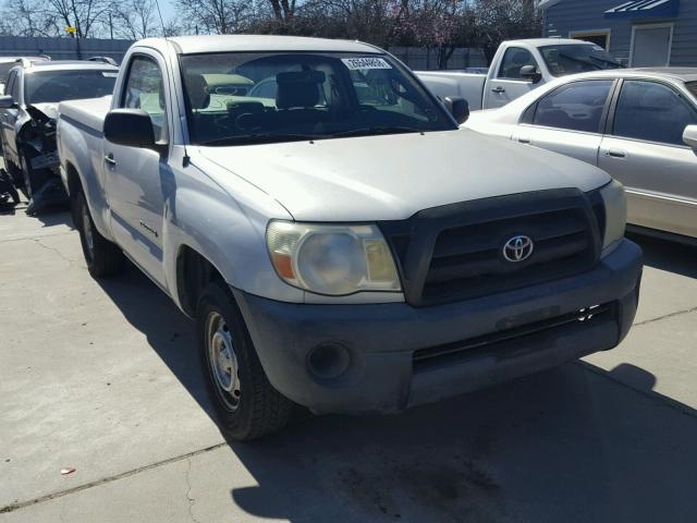 5TENX22N26Z208881 - 2006 TOYOTA TACOMA SILVER photo 1