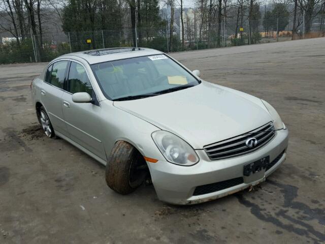 JNKCV51E96M519585 - 2006 INFINITI G35 TAN photo 1