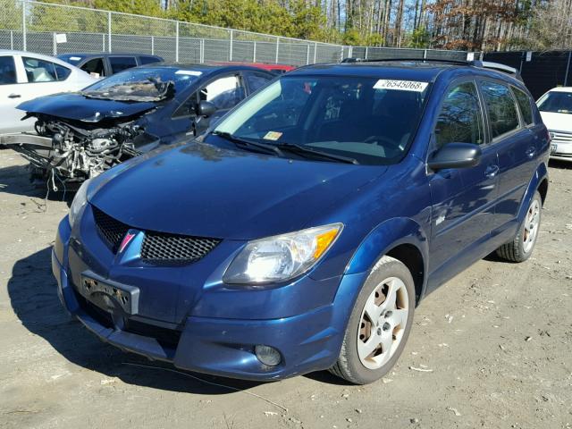 5Y2SL64833Z470560 - 2003 PONTIAC VIBE BLUE photo 2