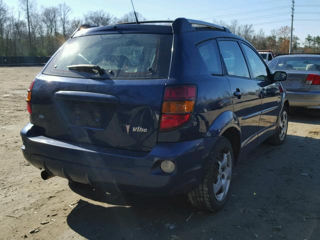 5Y2SL64833Z470560 - 2003 PONTIAC VIBE BLUE photo 4