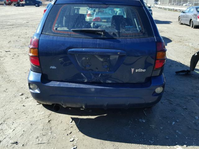 5Y2SL64833Z470560 - 2003 PONTIAC VIBE BLUE photo 9