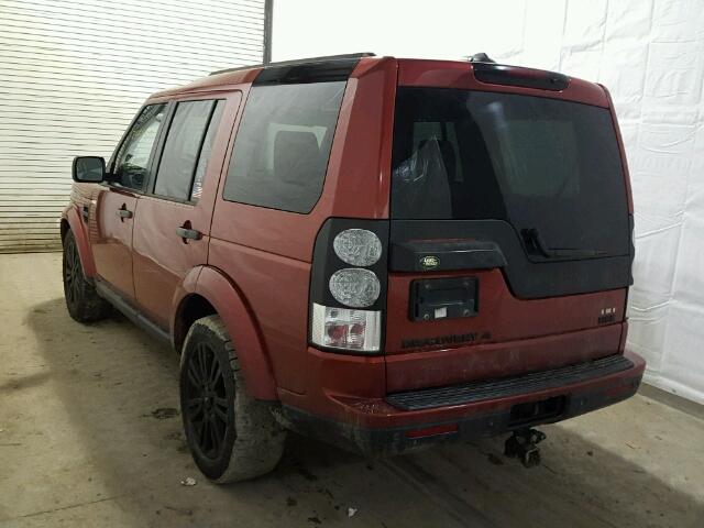 SALAM2D4XAA538517 - 2010 LAND ROVER LR4 HSE PL RED photo 3
