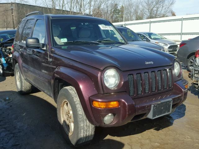 1J4GL58K44W236107 - 2004 JEEP LIBERTY LI PURPLE photo 1