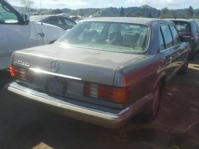 WDBCA35D7HA315177 - 1987 MERCEDES-BENZ 420 SEL TAN photo 4