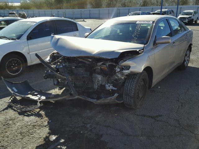 4T1BE46K69U810874 - 2009 TOYOTA CAMRY BASE GOLD photo 2