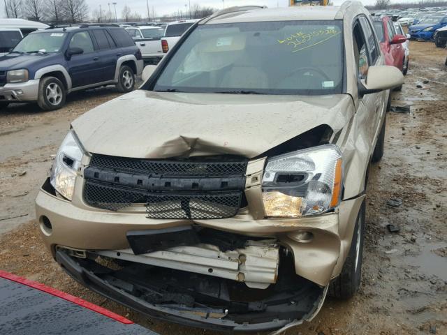 2CNDL33F686288051 - 2008 CHEVROLET EQUINOX LT GOLD photo 9