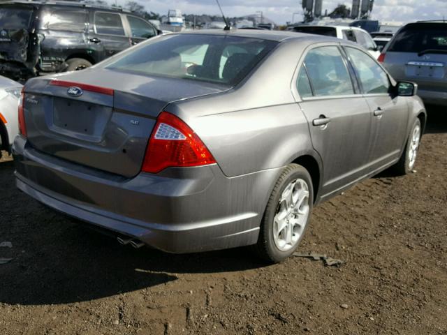 3FAHP0HA3BR309949 - 2011 FORD FUSION SE GRAY photo 4