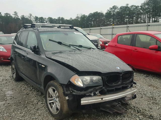 WBXPA93476WG83745 - 2006 BMW X3 3.0I BLACK photo 1