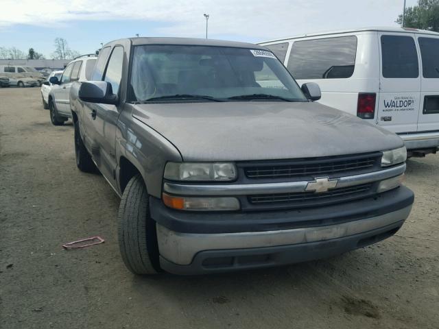 2GCEC19V8Y1306218 - 2000 CHEVROLET SILVERADO GRAY photo 1