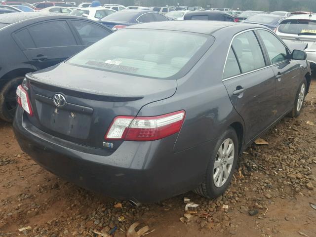 4T1BB46K48U031206 - 2008 TOYOTA CAMRY HYBR GRAY photo 4