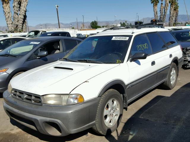 4S3BG6856X6603842 - 1999 SUBARU LEGACY OUT WHITE photo 2