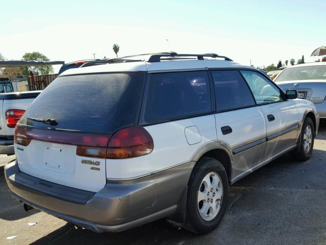 4S3BG6856X6603842 - 1999 SUBARU LEGACY OUT WHITE photo 4