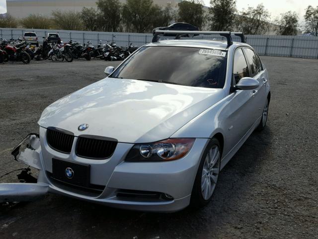 WBAVA375X8NL53668 - 2008 BMW 328 I SILVER photo 2