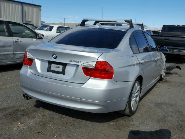 WBAVA375X8NL53668 - 2008 BMW 328 I SILVER photo 4