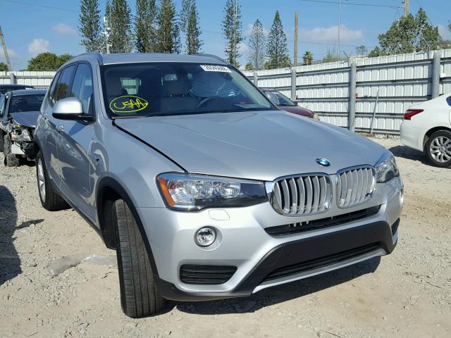 5UXWZ7C35H0V92889 - 2017 BMW X3 SDRIVE2 Күміс фото 1