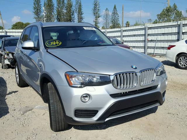 5UXWZ7C35H0V92889 - 2017 BMW X3 SDRIVE2 SILVER photo 1