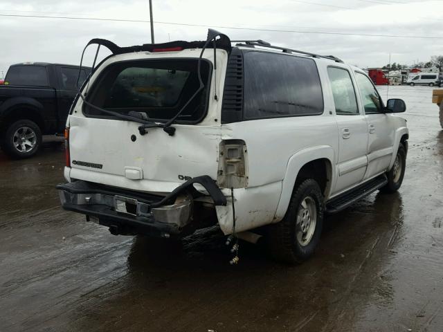 3GNEC16T21G204856 - 2001 CHEVROLET SUBURBAN C WHITE photo 4