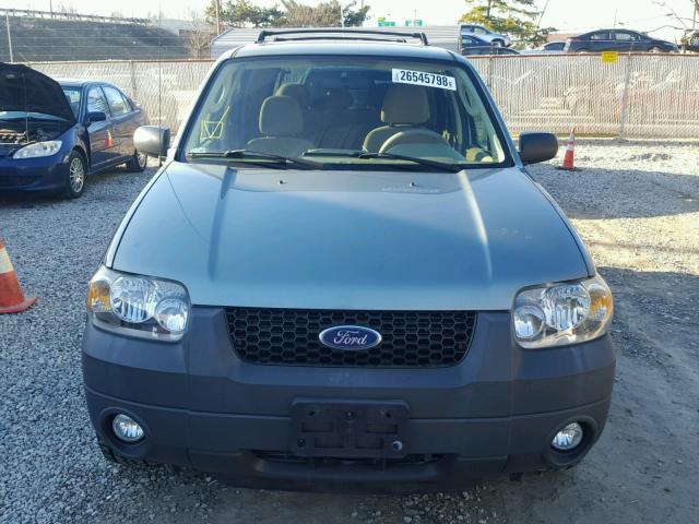 1FMYU93127KB18156 - 2007 FORD ESCAPE XLT GREEN photo 9