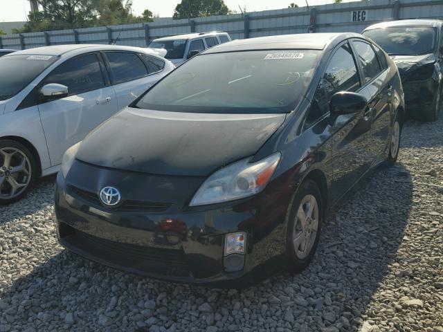 JTDKN3DU7A0171743 - 2010 TOYOTA PRIUS BLACK photo 2