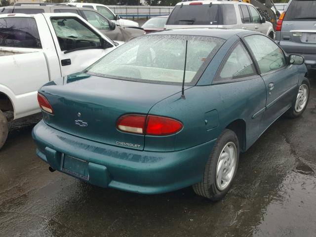 1G1JC1247W7199042 - 1998 CHEVROLET CAVALIER B GREEN photo 4