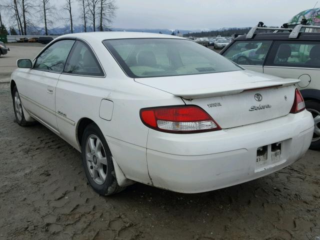 2T1CF28P2YC323640 - 2000 TOYOTA CAMRY SOLA WHITE photo 3