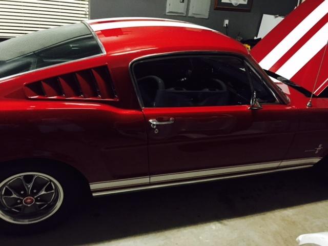 6R09A140460 - 1966 FORD MUSTANG RED photo 2