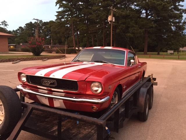 6R09A140460 - 1966 FORD MUSTANG RED photo 4