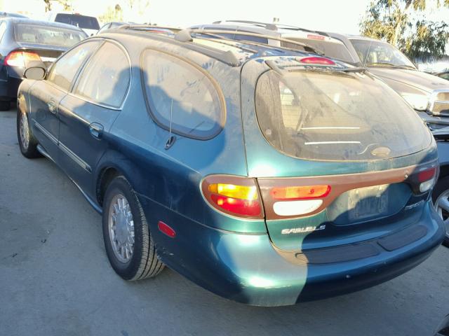 1MELM58S8TA622105 - 1996 MERCURY SABLE LS GREEN photo 3