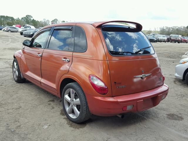 3A4FY58B77T515123 - 2007 CHRYSLER PT CRUISER ORANGE photo 3