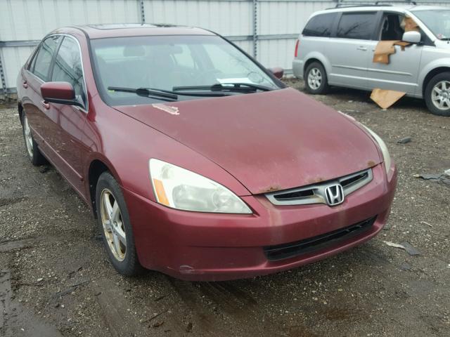 1HGCM56864A123489 - 2004 HONDA ACCORD EX RED photo 1