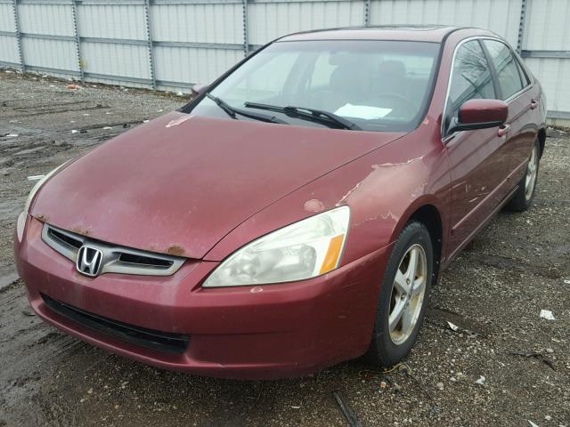 1HGCM56864A123489 - 2004 HONDA ACCORD EX RED photo 2