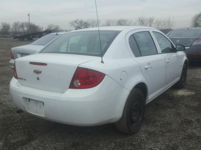 1G1AK55F477282307 - 2007 CHEVROLET COBALT LS WHITE photo 4